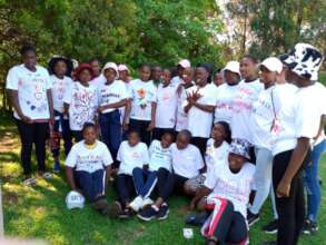 Art Therapy - Mentees painted their own t-shirts