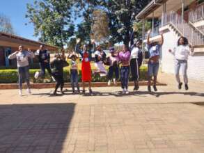 A happy group during one of the sessions!