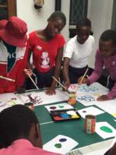 Art Therapy at the end of term lunch