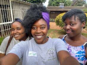 Miss Mercy with outgoing Sharon and Percy