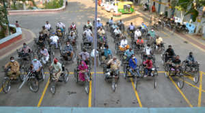 Tricycles distribution