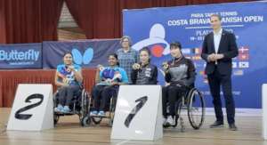 Bhavina and Sonal in team tournament