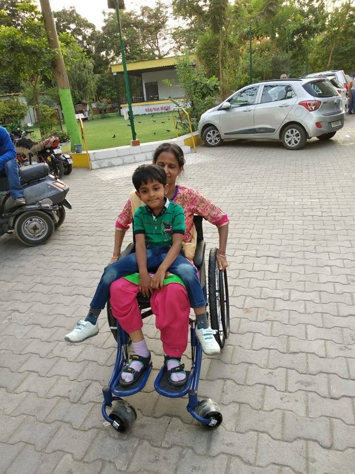 Happy mother with son