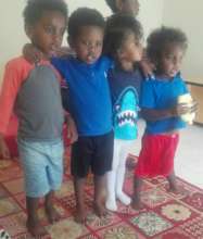 Group of children Numan orphanage