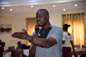 Dr. Sidiq discussing teacher's role in education