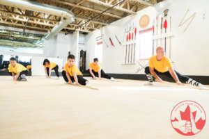 Atheletes training - traditional staff form