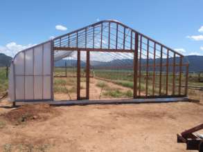 Hoop House nearing completion