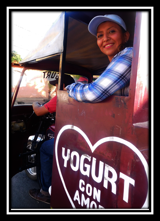 nutrtion promoter takes off in yogurt motorcycle