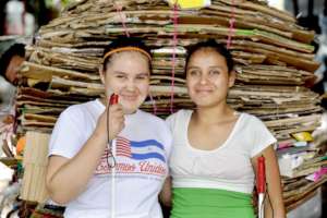 Two Sisters working for the Natural Environment