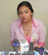 Karla in Social Labor Work During Press Conf.