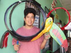 making animals out of used tires