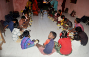 Meals program to under privileged tribal children