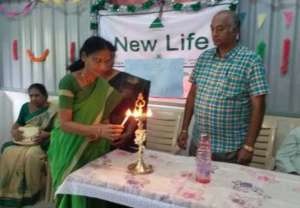 Lighting of the lamp