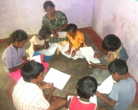 Kowshan with other children