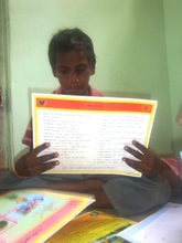 Danushkumar studying in the special school
