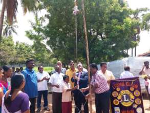 Flag hoisting on Independence Day 2017
