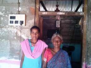 Malathi in her home