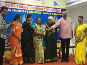 Award from Rotary Club