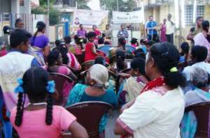 Awareness event against child labour
