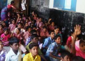 Children in the awareness programme