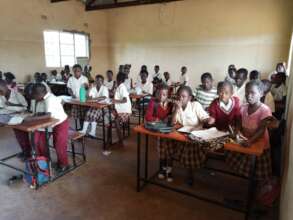 Pupils in class at Fortune school of Excellence
