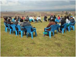 Workshop at Peace Centre on Mt Elgon