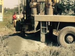 Drilling in progress
