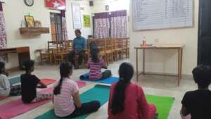 Yoga Training Session at Janani Home