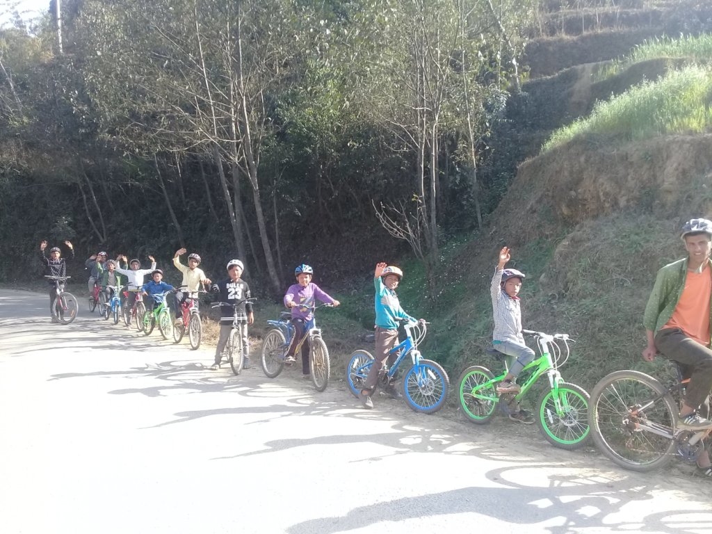 Support 24 Nepali Children To Learn To Ride a Bike