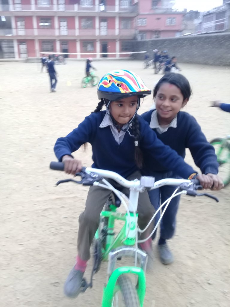 Support 24 Nepali Children To Learn To Ride a Bike