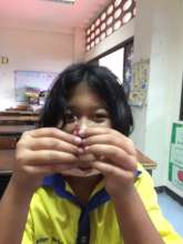 Making mini pencils in Coconut Art Club