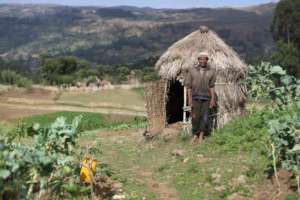 A new pit latrine