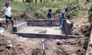 Finishing off the capping of the 2nd spring