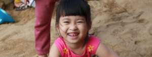 A happy little girl!