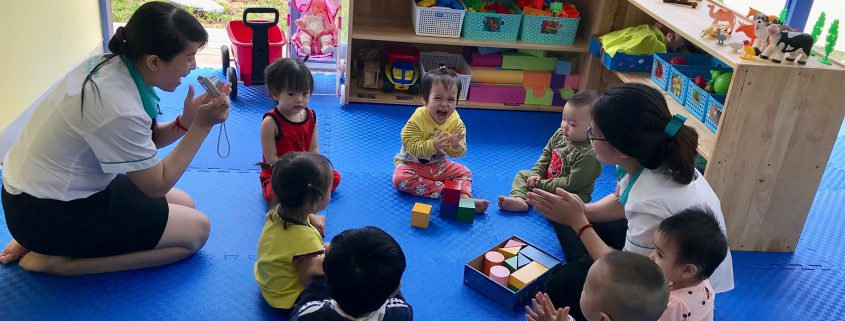 Help care for preschoolers in Vietnam