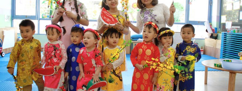Help care for preschoolers in Vietnam