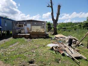 Heavily damaged homes can be found all over PR