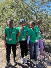 Learners during a bush walk