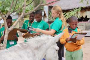 Children at the Bush school