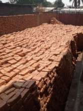 Bricks for the second story walls.
