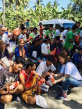 72 families receive solar lamps and street lights