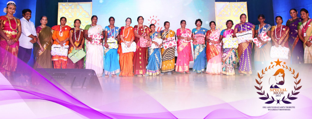 Sri Arunodayam's unique Mother's Day Award!