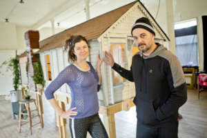 Anna & Banker in the Project Space studio