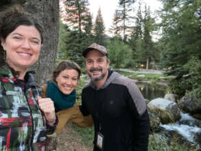 Anna, Sara and Banker at Sundance Catalyst