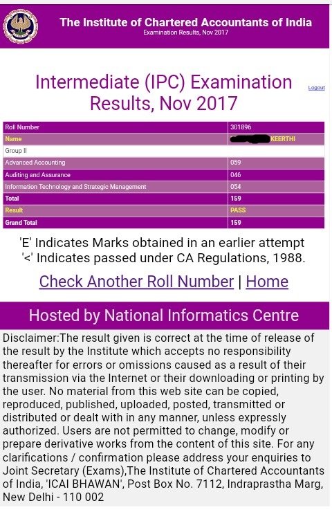 Support Keerthi complete Chartered Accountancy