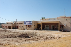 Front view of kitchen