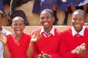 Daniel, Landisi & Kimani, Eighth Grade