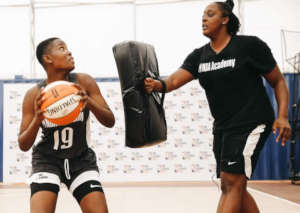 Catherine at NBA Academy