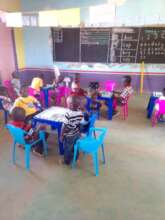 Agape Christian School children attending school