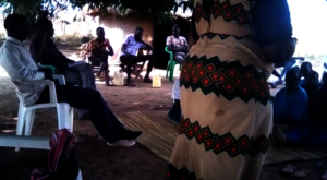 Rural Women attending a self help group meeting
